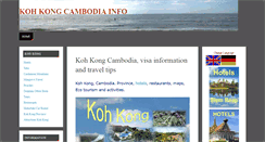 Desktop Screenshot of koh-kong.com