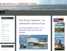 Tablet Screenshot of koh-kong.com